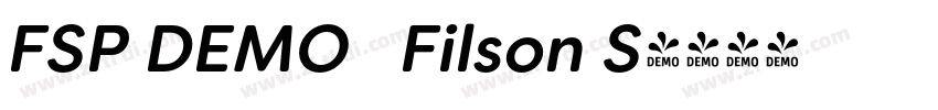 FSP DEMO   Filson S字体转换